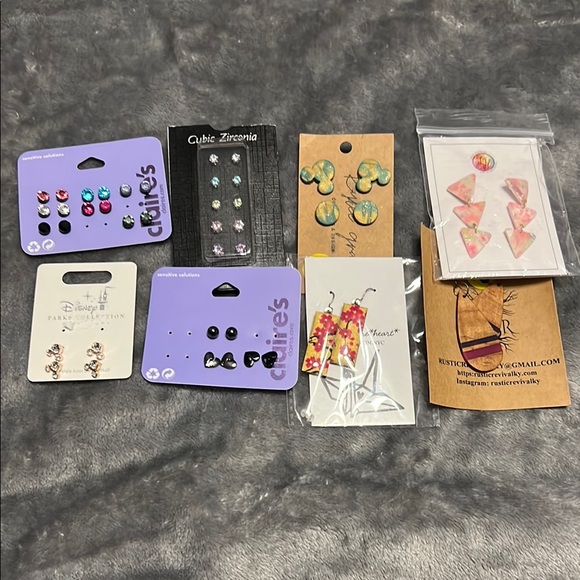 Jewelry - Charming Earring Set with Various Designs